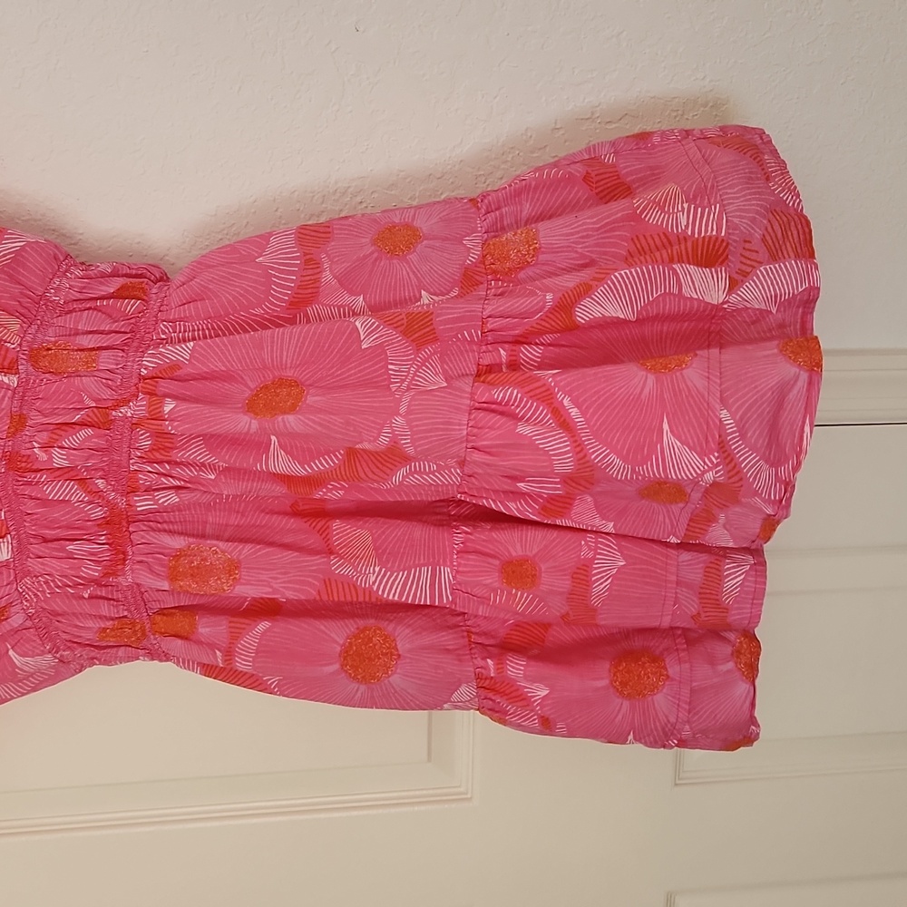 Bindu Milla Fuschia Floral Dress Size Small - Picture 6 of 15